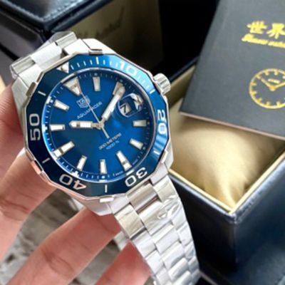 TAG Heuer Golf Watch Replica Quartz Movement  Competitive Submarine Blue 43mm Watch tag heuer spacex for sale